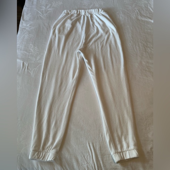 Zara Pants - Zara White Terry Jogger Pants